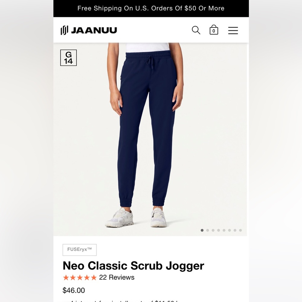 Jaanuu Small Petitie Navy joggers